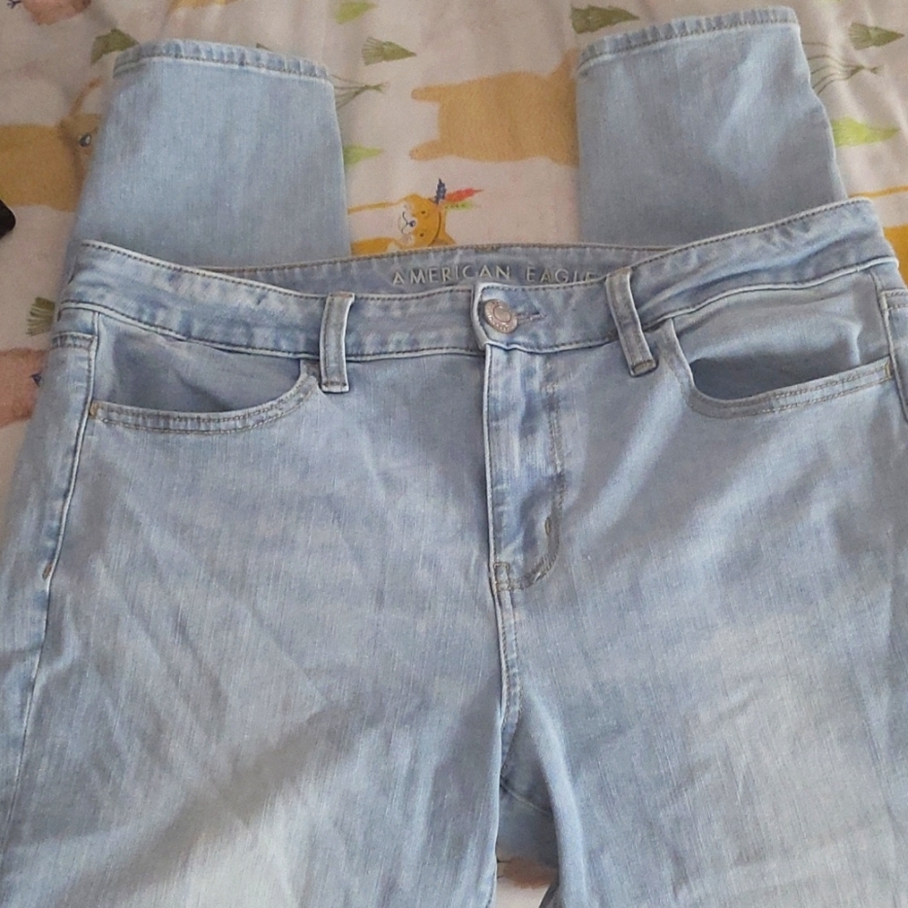 Light blue american eagle jeans